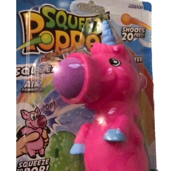 💖3/$15💖 Unicorn Squeeze Popper Ball Shooter - Picture 2 of 6